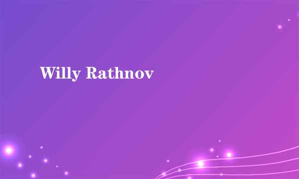 Willy Rathnov