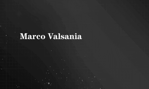 Marco Valsania