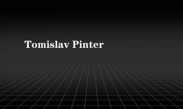 Tomislav Pinter