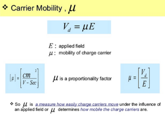 载流子迁移率
