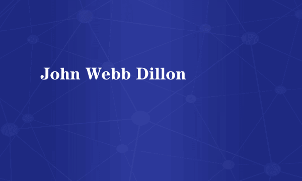 John Webb Dillon