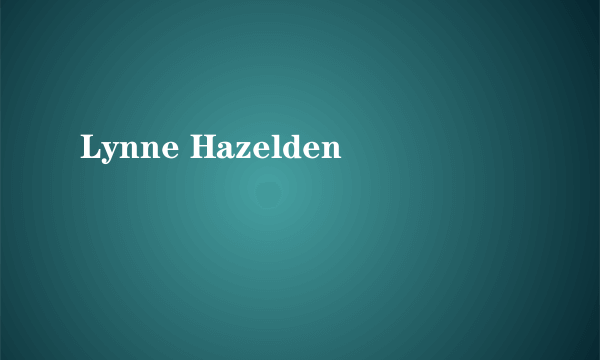 Lynne Hazelden