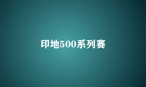 印地500系列赛