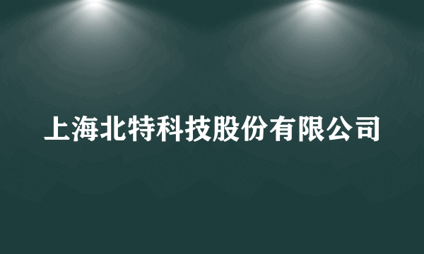 上海北特科技股份有限公司