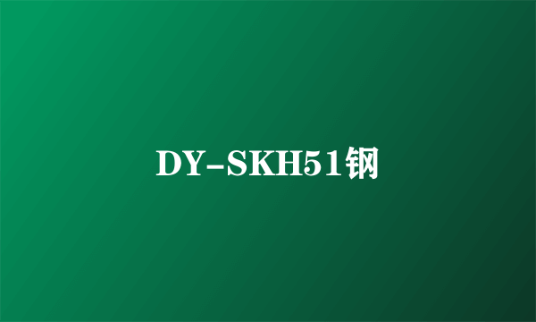 DY-SKH51钢