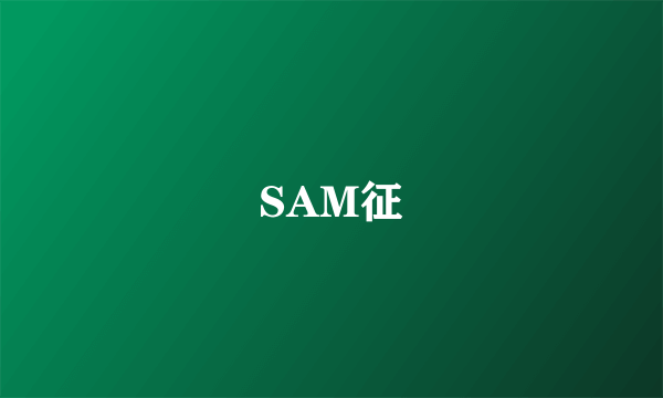 SAM征