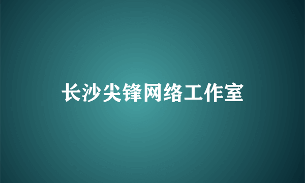 长沙尖锋网络工作室