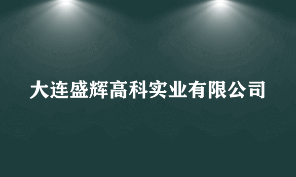 大连盛辉高科实业有限公司