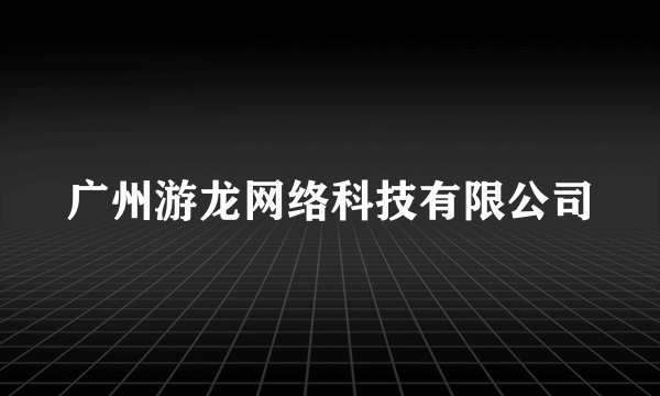 广州游龙网络科技有限公司