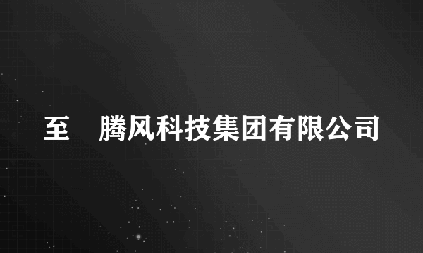 至玥腾风科技集团有限公司