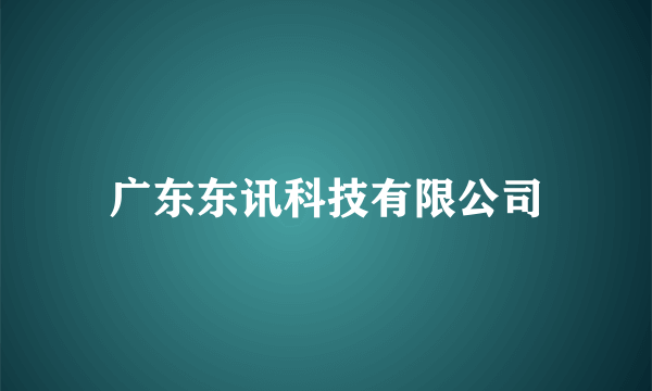 广东东讯科技有限公司