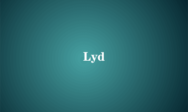 Lyd