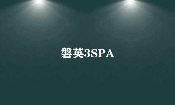 磐英3SPA