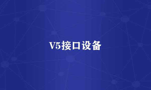 V5接口设备