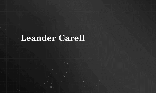 Leander Carell