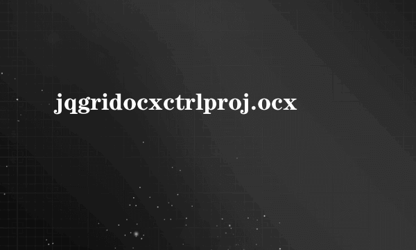 jqgridocxctrlproj.ocx