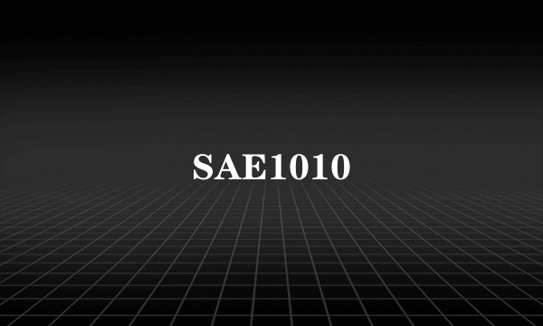 SAE1010