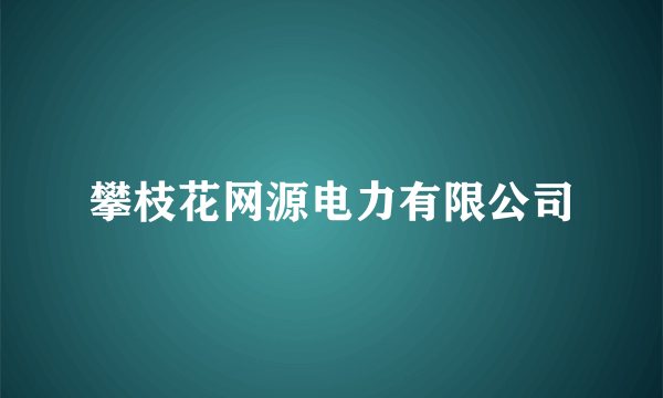 攀枝花网源电力有限公司