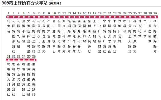 郑州公交909路