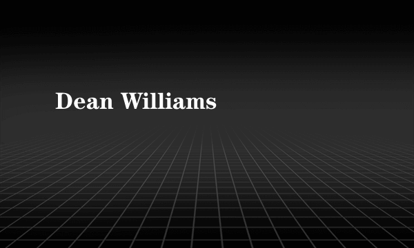 Dean Williams