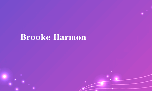 Brooke Harmon