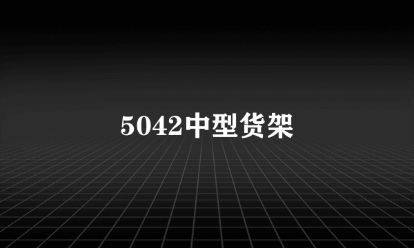 5042中型货架