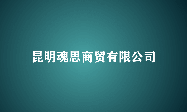 昆明魂思商贸有限公司