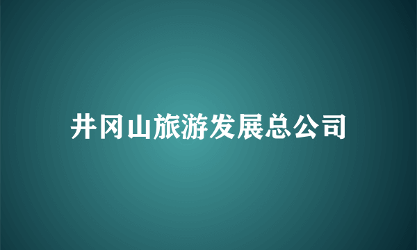 井冈山旅游发展总公司