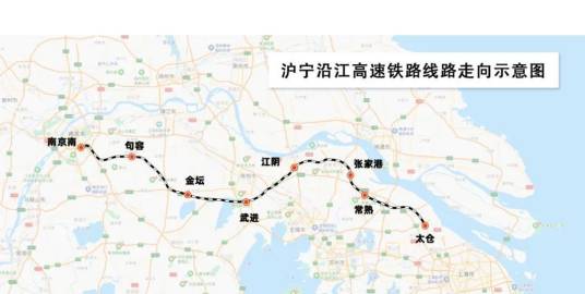 沪宁沿江高速铁路