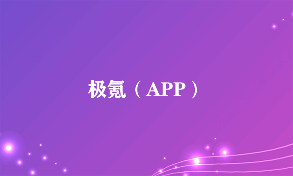 极氪（APP）