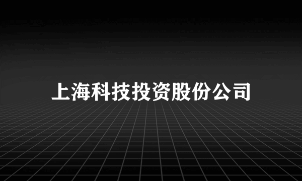 上海科技投资股份公司