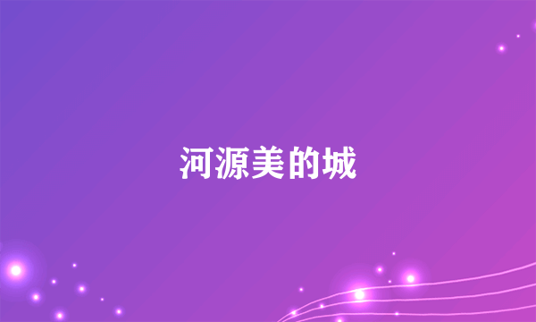 河源美的城