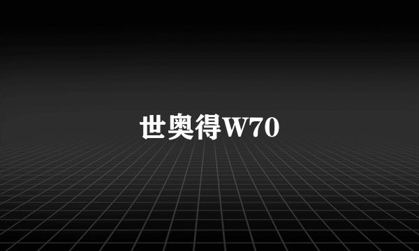 世奥得W70