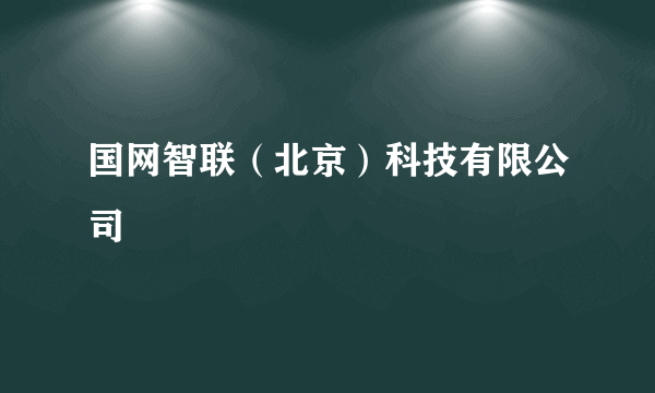 国网智联（北京）科技有限公司