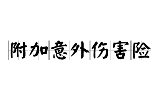 附加意外伤害险