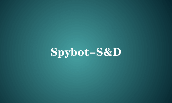 Spybot-S&D