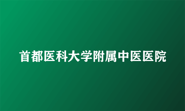 首都医科大学附属中医医院