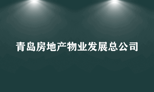 青岛房地产物业发展总公司