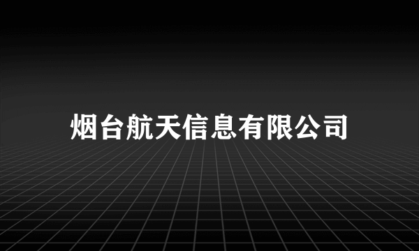 烟台航天信息有限公司