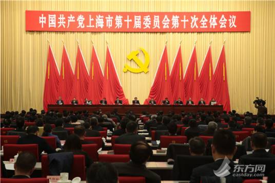 中国共产党上海市第十届委员会第十次全体会议决议