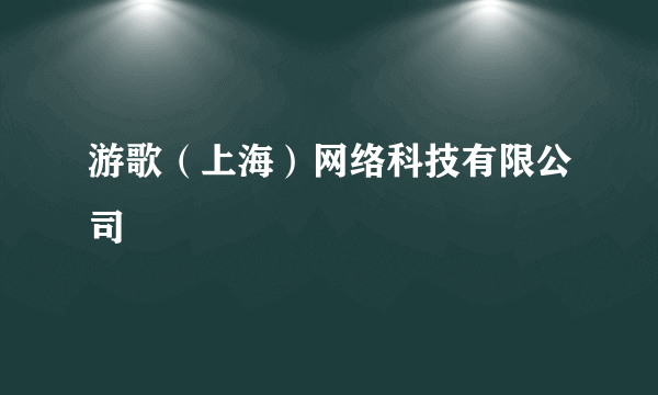 游歌（上海）网络科技有限公司