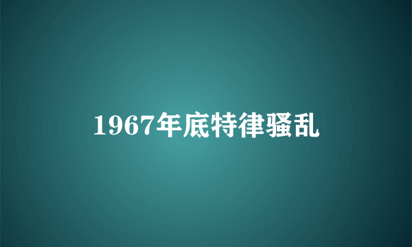 1967年底特律骚乱