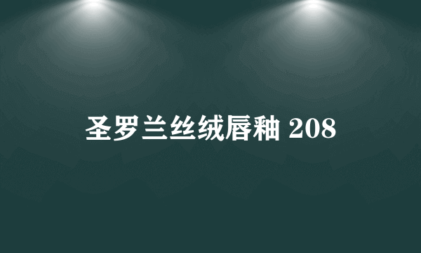 圣罗兰丝绒唇釉 208