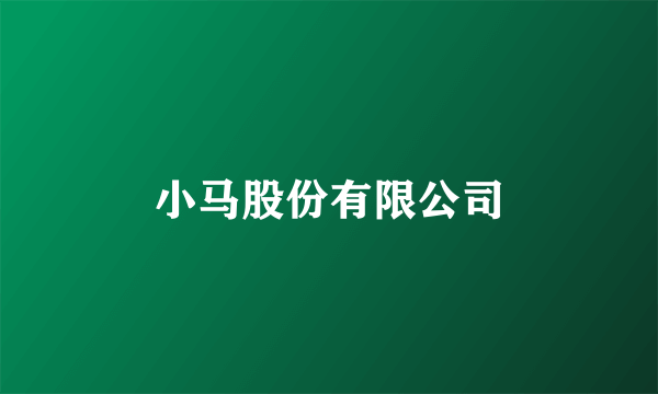 小马股份有限公司