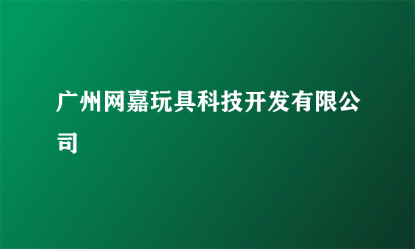 广州网嘉玩具科技开发有限公司