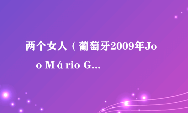 两个女人（葡萄牙2009年João Mário Grilo执导电影）