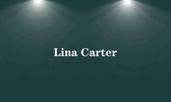 Lina Carter