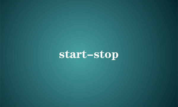 start-stop