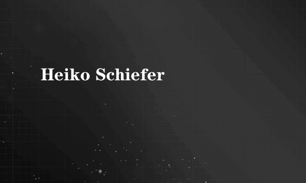 Heiko Schiefer