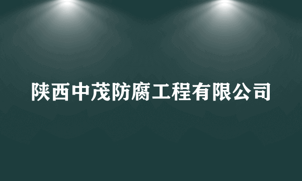 陕西中茂防腐工程有限公司